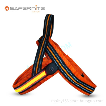 Led Reflective Padded Small Dog Vest Harness